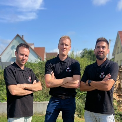 Les co-gérants d'ID & RO Marbrerie