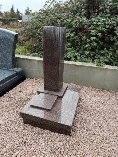 [ONDE] Monument Funéraire Onde (80x60cm-cinéraire) 